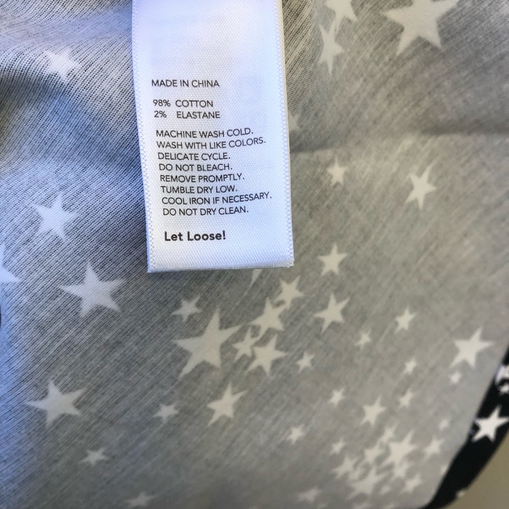 Brand New Kate Spade Saturday Black Circle Skirt with Star Print, US 0 fits S - Picture 6 of 8
